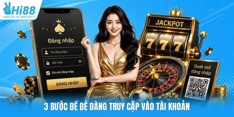3 bước để dễ dàng truy cập vào tài khoản