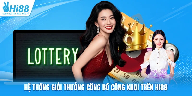 Hệ thống giải thưởng công bố công khai trên Hi88