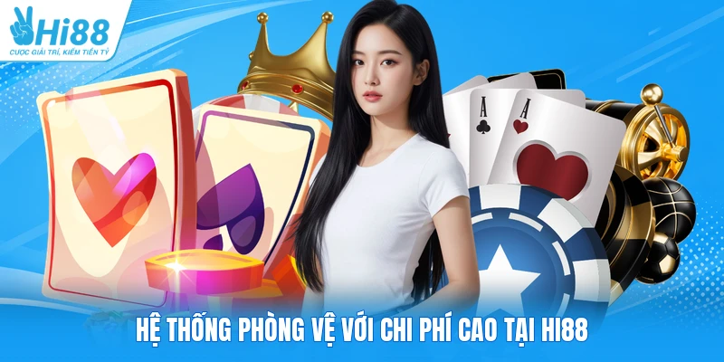 Hệ thống phòng vệ với chi phí cao tại HI88