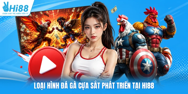 Loại hình đá gà cựa sắt phát triển tại Hi88