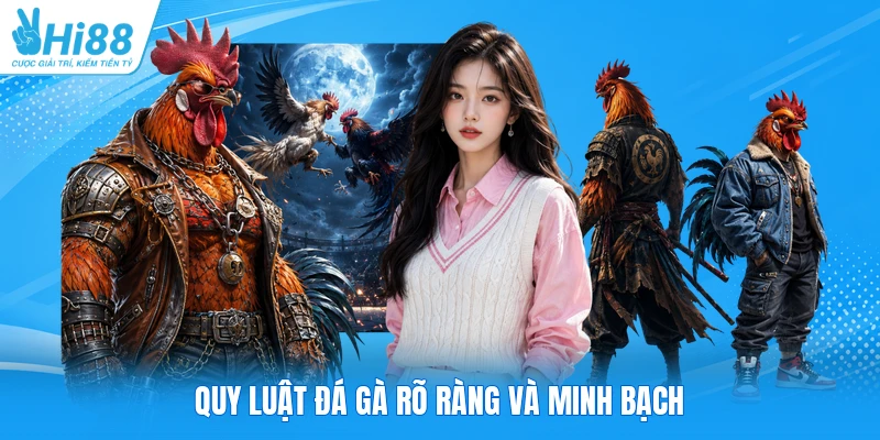 Quy luật đá gà rõ ràng và minh bạch