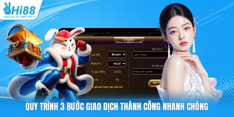 Quy trình 3 bước giao dịch thành công nhanh chóng
