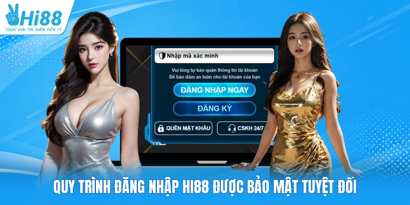 Quy trình đăng nhập Hi88 được bảo mật tuyệt đối
